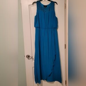 Blue gauze dress